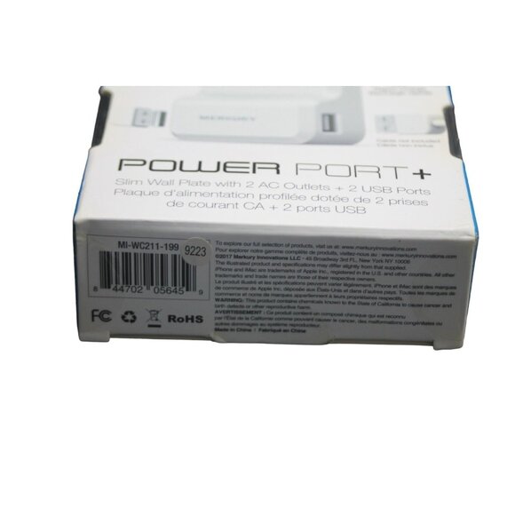 MERCURY POWER PORT+ WALL‎ PLATE - Picture 7 of 9